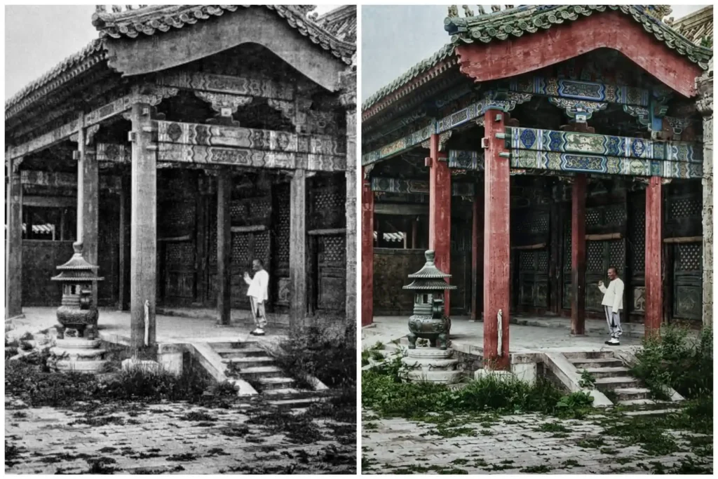 ย้อนชมพระราชวัง​ต้องห้ามกว่า120ปีก่อน กับจุดยืน​ของขันที ปี 1900